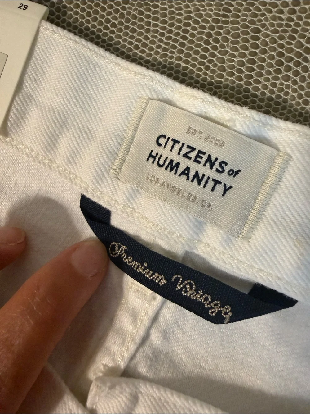 Citizens of Humanity Premium Vintage Short White
